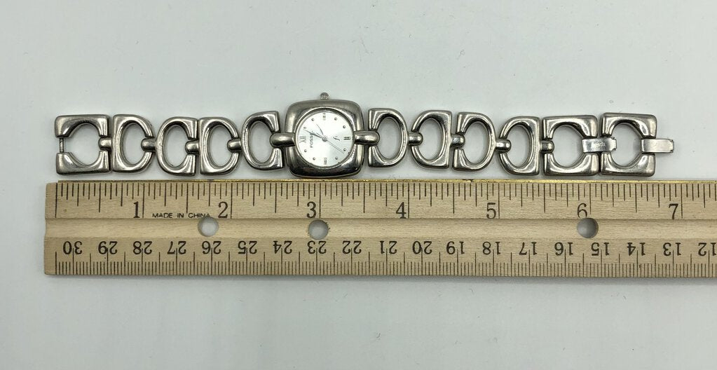 Women’s FOSSIL F2 Chain Link Wrist Watch /b