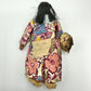 Vintage Lot Of 5 Handmade Cloth Souvenir Dolls Middle/South America/cb