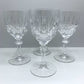 Vintage Gorham “Aspen” Crystal Wine Glasses #166841 Set of 4 /hg