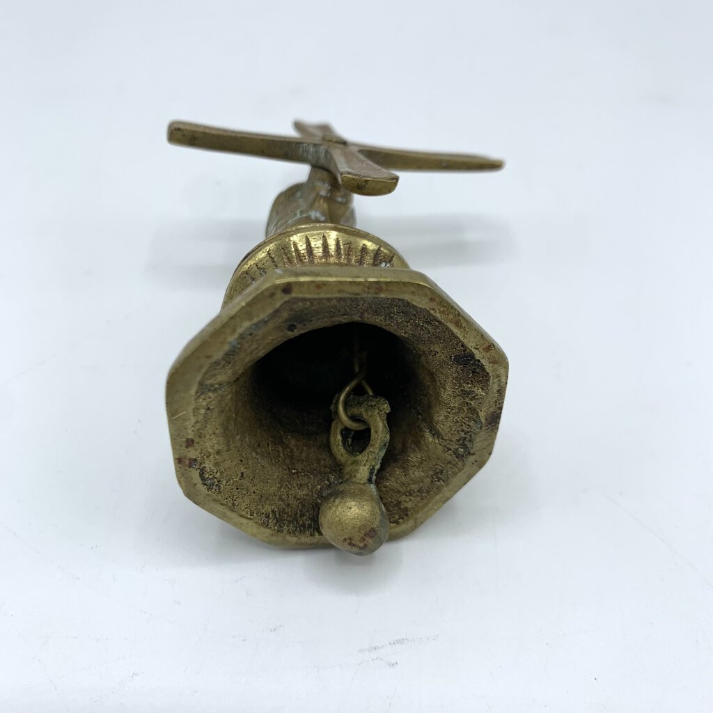 Vintage Brass Windmill Bell /hg