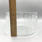 Mid-Century Iittala Italglass “Flora” Lead-free Crystal 9.5” Bowl, Made in Finland /hg