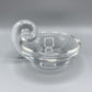 Vintage Steuben Art Glass Olive Bowl, John Dreves Design /hg