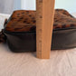 Vintage Animal Fur Handbag Crossbody Strap Zipper Tassel /rw