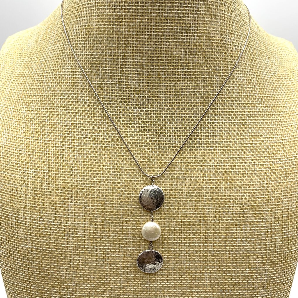 Roma Sterling and Cultured Freshwater Pearl Jewelry Set /hg