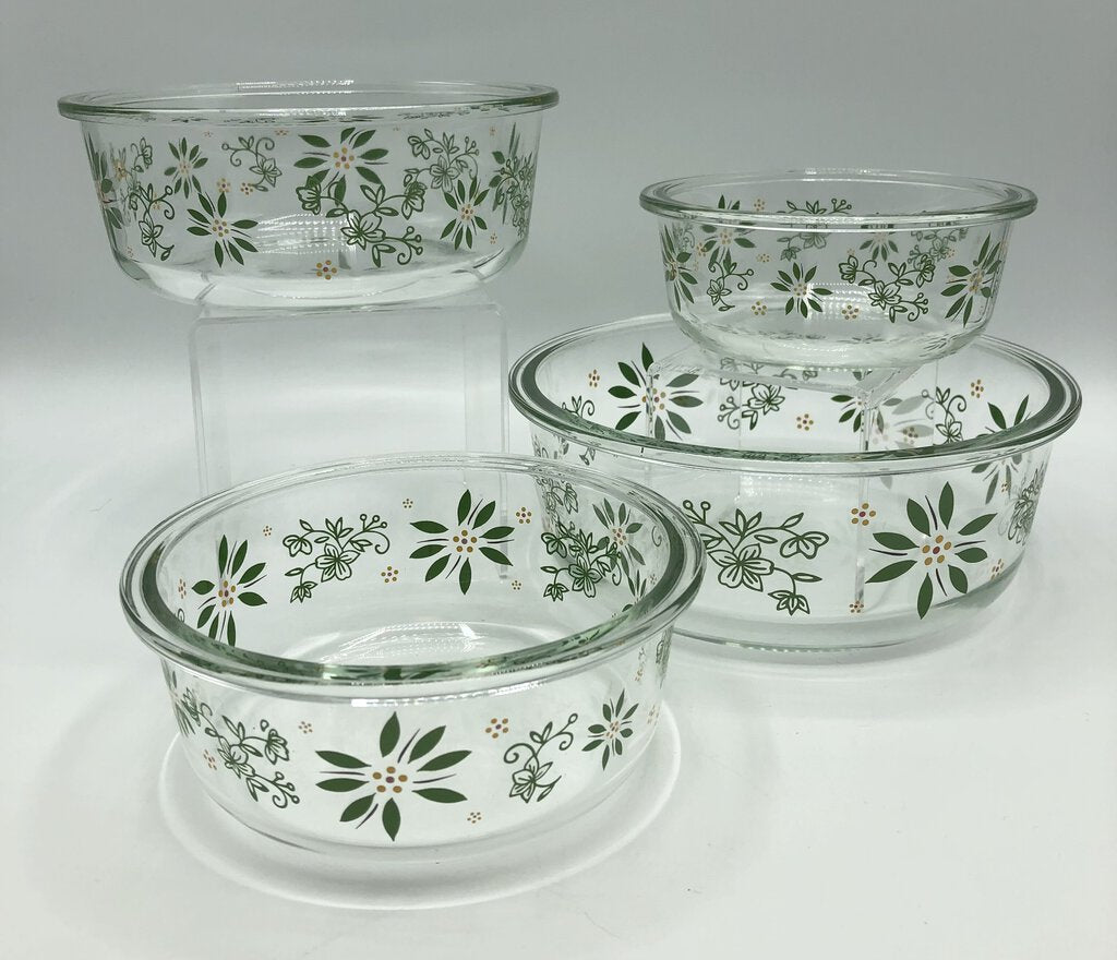 Set of 4 Temp-Tations Glass Nesting Bowls /b