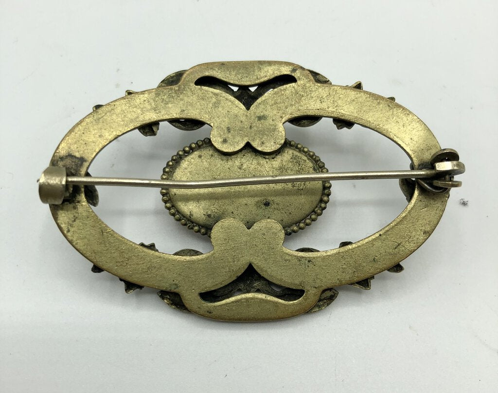 Vintage Art Nouveau Sash Pin /b