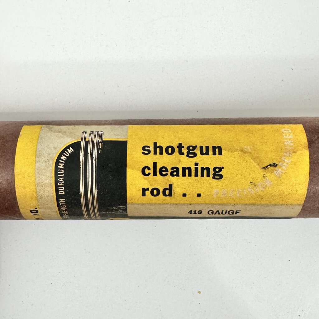 2 Vintage 410 Gauge Wood 3 Piece Shotgun Cleaning Rods w/3 Attachments /cb
