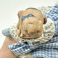 Vintage Shackman Hand Made Doll Bisque Head w/Jointed Wood Body Antique Reproduction /cb
