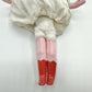 Vintage Hungarian Souvenir Doll Couple Porcelain Heads Cloth Bodies /cb