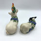 Blue Sky Clayworks Pig and Sheep Salt and Pepper Shakers /hg