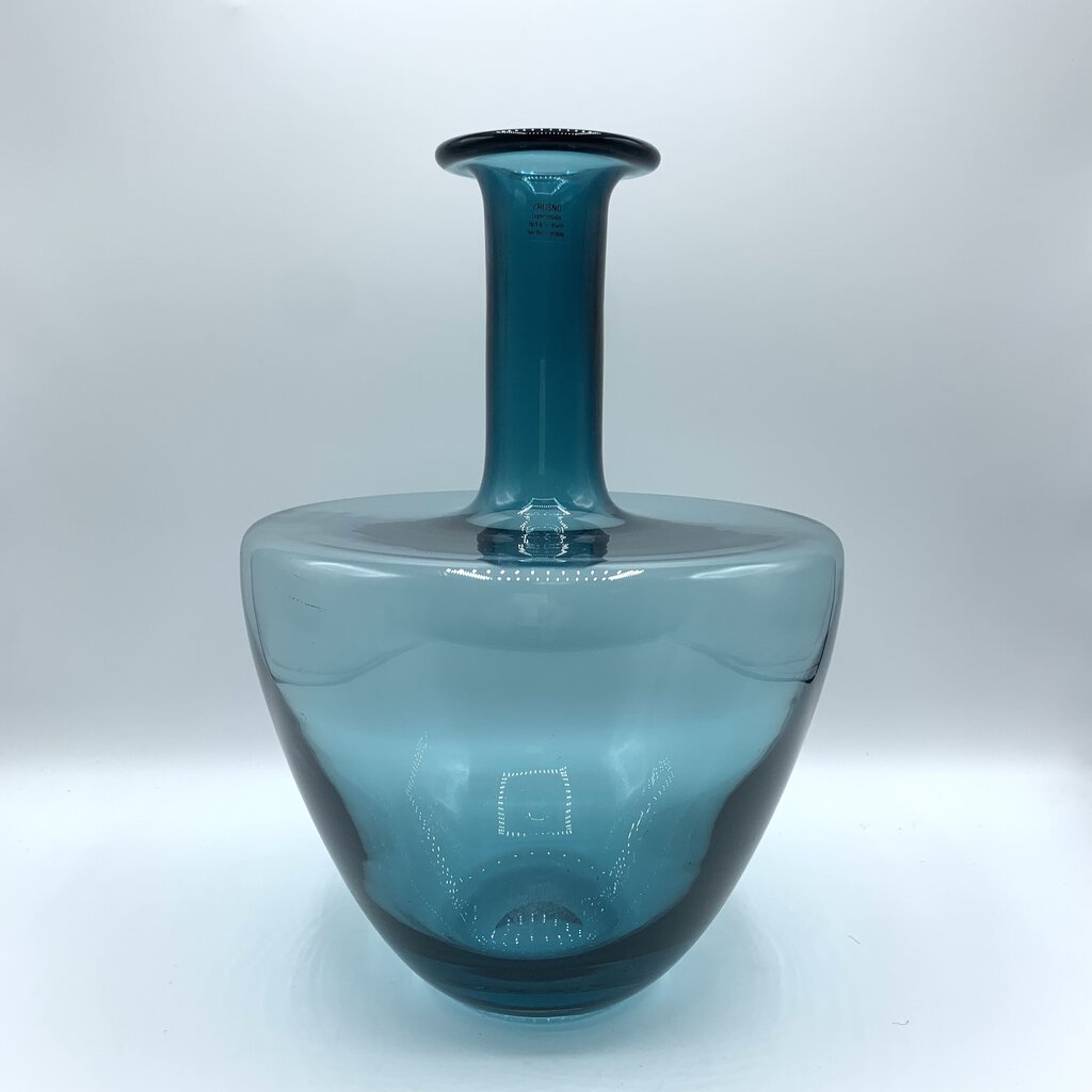 Vintage Krosno MCM-style Handblown Glass Vase /hg