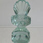 Inca Myan Finely Polished Hand Carved Green Glass Tiki Statue 4” /ro