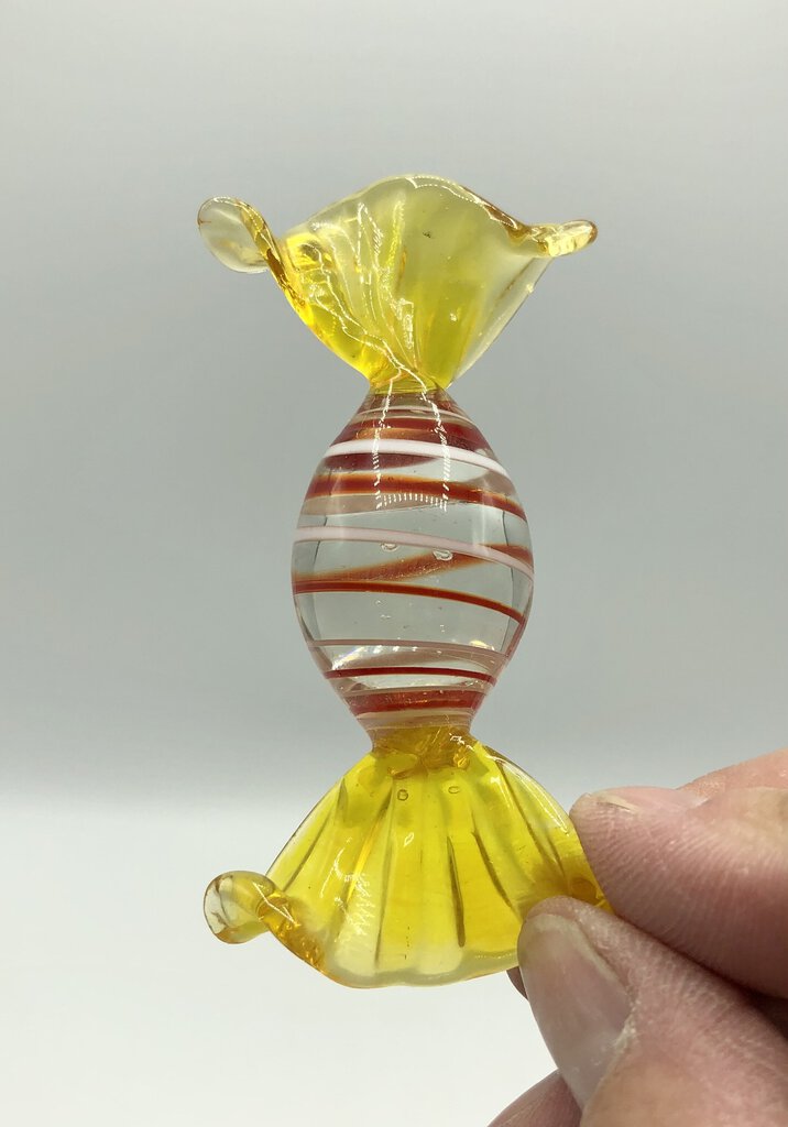 Vtg Box of Handmade Murano Glass Candies /b