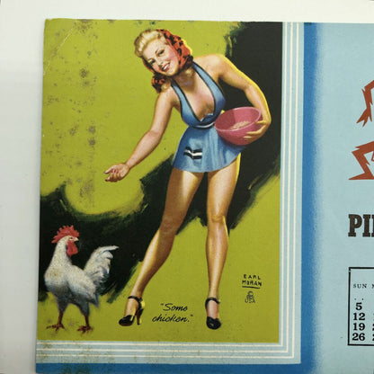 3ea 1945 Pin-Up Girl Ink Blotters ~ Moran/ Munson/ Mozert /b