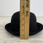 Diane Keaton Annie Hall Liz Claiborne 100% Black Wool Bucket Hat /rw