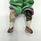 Vintage Chinese 8” Composition Doll w/Hand Painted And Embroidered Outfit /cb