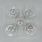 Set Of 5 Linea Gala by Royal Crystal Rock Fluted Champagne Glasses /cb