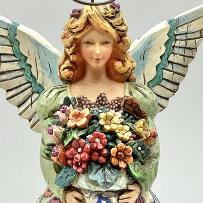 Jim Shore “New Beginnings Angel Of Spring” Figurine Hardwood Creek 2004 /cb