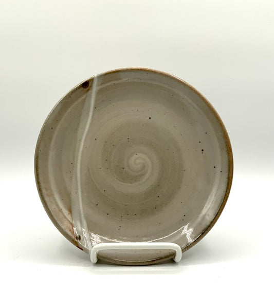 MCM Studio Art Ceramic Pottery Plate Signed /ah