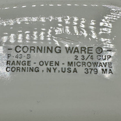 Set Of 2 VIntage Corning Ware Wildflower P-43-B 2 3/4” Casserole Dish /cb