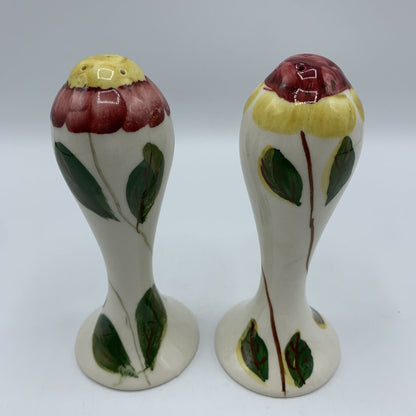 Vintage Blue Ridge Southern Potteries “Blossom Top” Salt & Pepper Shakers /hgo