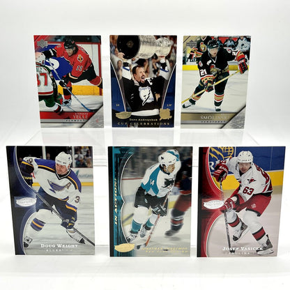 Lot of 91 2005/2006/2009 Victory, BeeHive, and Upper Deck Hockey Trading Cards /ah
