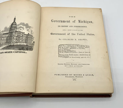 Ah/ Government of Michigan by Charles R. Brown 1874