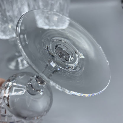 Vintage KANNEY Princess Grace Water/Wine Goblets Set of 5, Made in France /hge