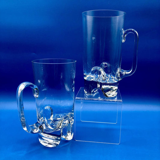 Set of 2 Iittala Sampo Glassware Mugs /b